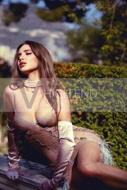 Elite professional Russian model Cassandra in femininely stylish lingerie
